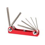 Juego de 7 llaves allen std tipo navaja, cuerpo de lámina ALL-7P