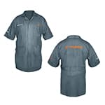 Bata bordada con logo, talla 44, Truper BATA-44