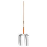 Bieldo para estiércol 10 dientes, mango 48', Truper BPJ-10L