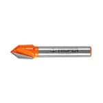 Broca para router, corte en 'V', 3/8', Truper BROU-V3/8