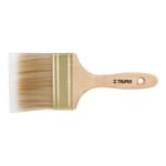 Brocha cerdas sintéticas 4' corte recto, mango de madera BRT-4S