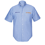 Camisa azul para caballero, manga corta talla XXXG, Truper CAM-AZ-CXXXL