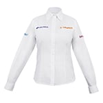 Camisa blanca para dama, manga larga talla G, Truper CAM-BCO-DLL