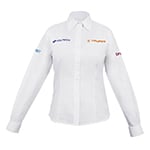 Camisa blanca para dama, manga larga talla XG, Truper CAM-BCO-DLXL