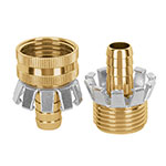Juego de conectores 1/2' macho/hembra tipo garra de aluminio CFM-1/2AG