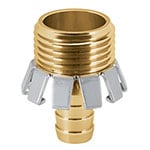 Conector 1/2' macho tipo garra de aluminio, Truper CM-1/2AG
