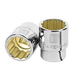 [13860] Dado de 1-3/8', 12 puntas, cuadro 3/4', Truper D-3444