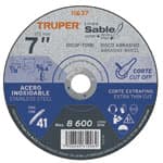 Disco Tipo 41 de 7' x 1.8 mm corte fino acero inox, Sable DICOF-7018I