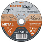 [11586] Disco Tipo 41 de 7' x 2 mm corte fino de metal, Sable DICOF-7020