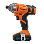 Destornillador de impacto inalámbrico 1/4', 20 V, Truper DIMI-20A