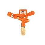 [10324] Aspersor metálico doble chorro, cabeza sola, Truper DOS