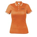 Playera tipo polo dry fit naranja, para dama, talla CH DRY-ND-C  
