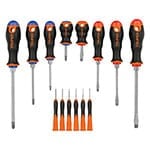 Juego de 8 desarmadores mango Comfort Grip y 6 de joyero DTJ-14B