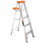 Escalera de tijera tipo ll 4 peldaños y bandeja, Truper EST-24