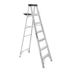 [10437] Escalera de tijera tipo III 6 escalones y bandeja, Truper EST-36