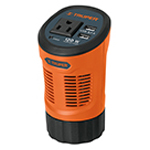 Inversor de corriente 120 W tipo vaso, 2 puertos USB, Truper INCO-120