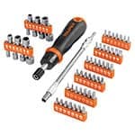 Desarmador tipo matraca con 42 puntas y 14 dados, Truper JDM-58