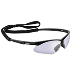 [15184] Lentes seguridad espejo azul c/cordón ajustable, Sport LESP-EZ