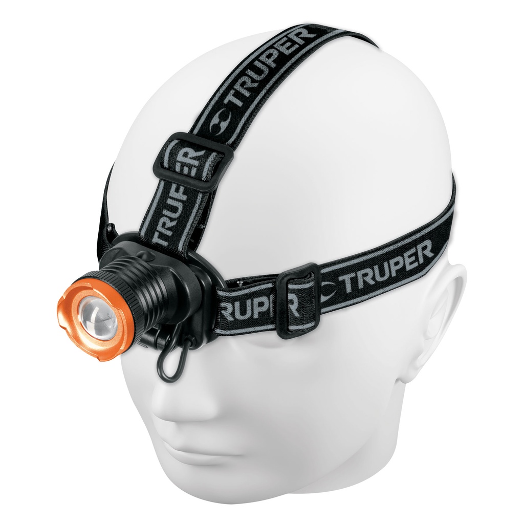 [102129] Linterna de minero, 80 lúmenes, 1 LED, recargable, Truper LI-CA-80R