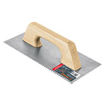 [11524] Llana dentado triangular tipo español, mango madera, Truper LLM-2D