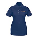 Playera tipo polo azul, para dama, talla M, Truper POL-AD-M