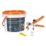 Kit con 3 piezas de nivelación para azulejos, Truper SN-KIT3