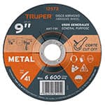 [12572] Disco de 9' para corte de metal, tipo 41, Truper ABT-791