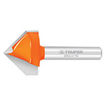 [11467] Broca para router, corte en 'V', 7/8', Truper BROU-V7/8