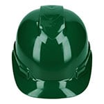 [101270] Casco de seguridad ventilado, ajuste de matraca, verde CAS-VI