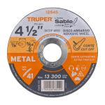 [12545] Disco Tipo 41 de 4-1/2' x 1 mm corte fino de metal, Sable DICOF-4510